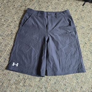 Under Armour Boys Black Athletic Shorts